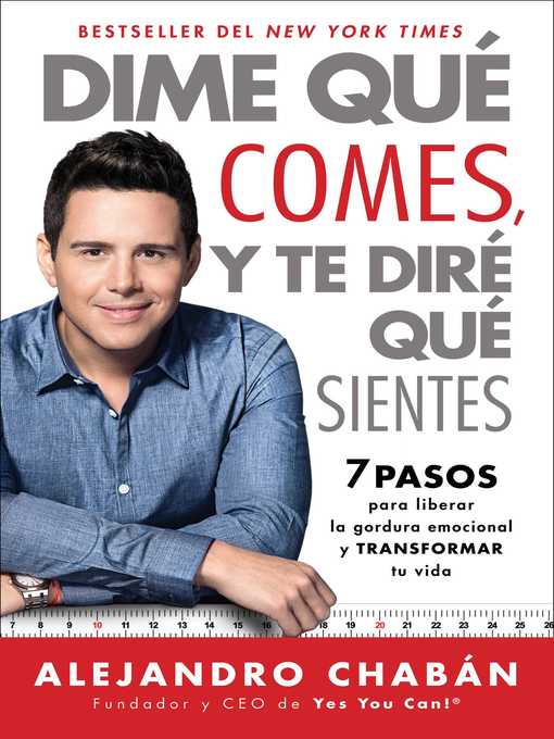 Title details for Dime que comes y te dire que sientes (Think Skinny, Feel Fit Spanish edition) by Alejandro Chabán - Available